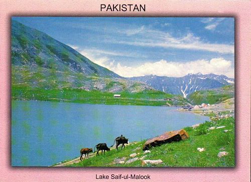 (image for) Pakistan Beautiful Postcard Lake Saif Ul Malook